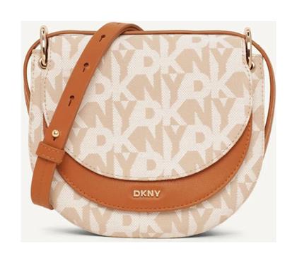 DKNY Δερμάτινη Γυναικεία Τσάντα Χειρός Μπεζ από το X-ray shoes