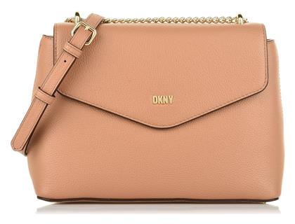 DKNY Frankie R223AS55 Δερμάτινη Γυναικεία Τσάντα Χιαστί Ταμπά