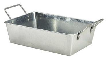 Δοχείο Γαλβανιζέ Παραλληλόγραμμο 23x15cm Genware