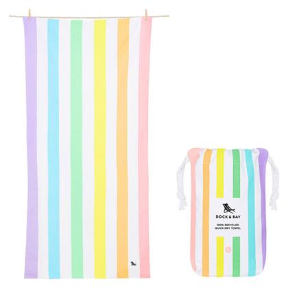 Dock & Bay Quick Dry Πετσέτα Microfiber Σώματος Πολύχρωμο