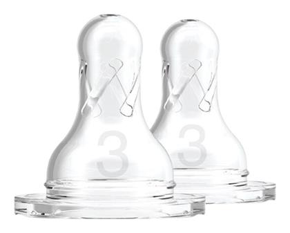 Dr. Brown's Θηλές Σιλικόνης για 6m+ 2τμχ