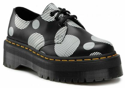 Dr. Martens 1461 Polka Dot Γυναικεία Derby σε Μαύρο Χρώμα