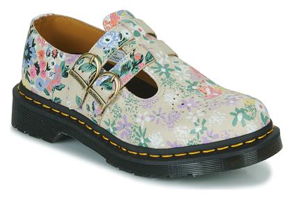 Dr. Martens 8065 Mary Jane Δερμάτινα Γυναικεία Oxfords σε Μπεζ Χρώμα