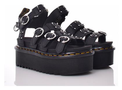 Dr. Martens Blaire Quad Hardware Δερμάτινα Γυναικεία Σανδάλια Flatforms σε Χρώμα