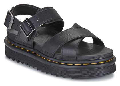Dr. Martens Voss Δερμάτινα Σανδάλια Μαύρα
