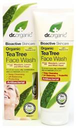 Dr.Organic Gel Καθαρισμού Tea Tree Face για Λιπαρές Επιδερμίδες 200ml από το Pharm24