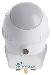 Dreambaby LED Φωτιστικό Νυκτός Πρίζας με Φωτοκύτταρο Αυτόματο Περιστεφόμενο Φωτάκι από το Public