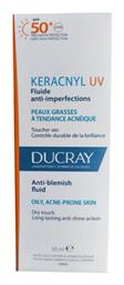 Ducray Kerancyl Αντηλιακή Κρέμα Προσώπου SPF50 50ml