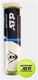 Dunlop Atp Championship Tennis Balls X 4 4-ball Can