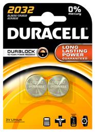 Duracell Long Lasting Power Μπαταρία Λιθίου Ρολογιών CR2032 3V
