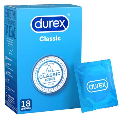 Durex Προφυλακτικά Classic 18τμχ από το e-Fresh