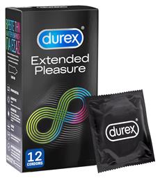 Durex Προφυλακτικά Extended Pleasure με Επιβραδυντικό 12τμχ από το Pharm24