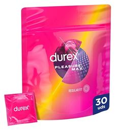 Durex Προφυλακτικά Pleasuremax με Ραβδώσεις 30τμχ