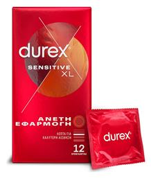 Durex Προφυλακτικά Sensitive XL Μεγάλα και Λεπτά 12τμχ