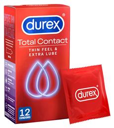 Durex Προφυλακτικά Total Contact Λεπτά 12τμχ από το e-Fresh