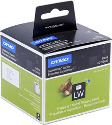 Dymo 99014 220 Αυτοκόλλητες Ετικέτες σε Ρολό για Εκτυπωτή Ετικετών 101x54mm