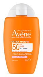 Eau Thermale Avène Eau Thermale Ultra Fluid Radiance SPF50+ Αντηλιακή Λοσιόν 50ml