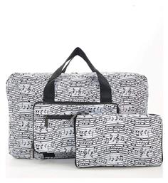 Eco Chic Σακ Βουαγιάζ Foldable Holdall Λευκό 50cm από το GreekBooks