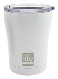 Ecolife Ποτήρι Θερμός Λευκό 300ml