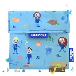 Ecolife Snack n' Go Υφασμάτινο Τσαντάκι Φαγητού Ocean Μ16 x Π16cm από το Plus4u