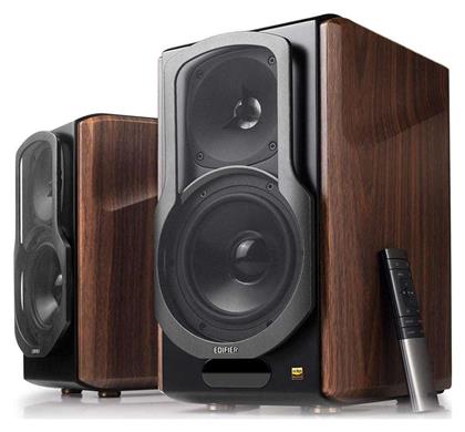 Edifier S2000MK III Αυτοενισχυόμενα Ηχεία με Bluetooth 130W (Ζεύγος) Καφέ