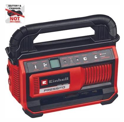 Einhell Τρόμπα Αυτοκινήτου Pressito με Καλώδιο Αναπτήρα 12V (Χωρίς Μπαταρία)