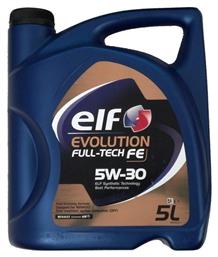 Elf Evolution Full-Tech Συνθετικό Λάδι 5W-30 5lt