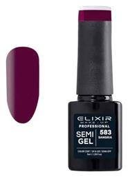 Elixir Semi Gel Ημιμόνιμο Βερνίκι Νυχιών 583 Sangria 5ml