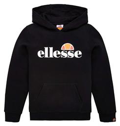 Ellesse Fleece Παιδικό Φούτερ με Κουκούλα και Τσέπες Μαύρο