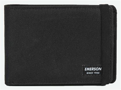 Emerson Ανδρικό Πορτοφόλι με RFID Μαύρο