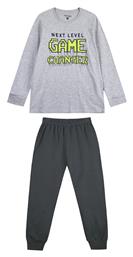 Energiers Παιδική Πιτζάμα Χειμωνιάτικη Ανθρακί