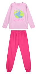 Energiers Παιδική Πιτζάμα Χειμωνιάτικη Φούξια