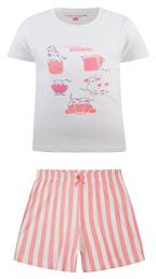 Energiers Παιδική Πιτζάμα Καλοκαιρινή Λευκή