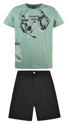 Energiers Παιδική Πιτζάμα Καλοκαιρινή Πράσινη