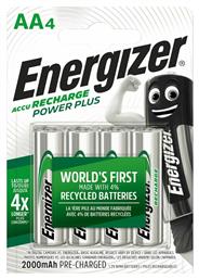 Energizer Power Plus AA 2000mAh 1.2V 4τμχ