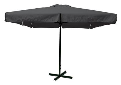 Επαγγελματική Ομπρέλα Δαπέδου Τετράγωνη Αλουμινίου Alu με Βάση Στήριξης 4x4m