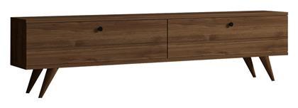 Έπιπλο Τηλεόρασης Ξύλινο Jate Καρυδί Μ160xΠ25xΥ40cm