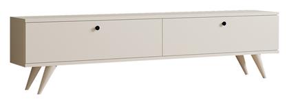 Έπιπλο Τηλεόρασης Ξύλινο Jate Λευκή Μ160xΠ25xΥ40cm