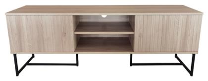 Έπιπλο Τηλεόρασης Ξύλινο Vertical Μπεζ Μ130xΠ39.5xΥ44cm