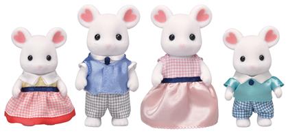 Epoch Toys Παιχνίδι Μινιατούρα Sylvanian Families Marshmallow Mouse Family για 3+ Ετών από το BlablaToys