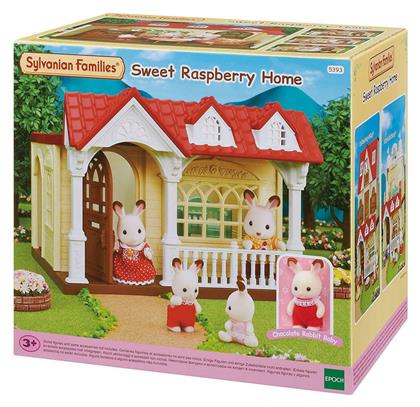 Epoch Toys Παιχνίδι Μινιατούρα Sylvanian Families Sweet Raspberry Home για 3+ Ετών από το BlablaToys