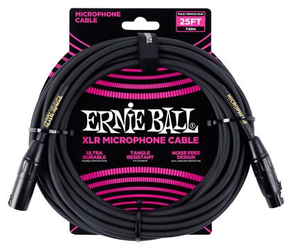 Ernie Ball Cable XLR male - XLR female 7,6m (EBMIKAKMCSP0100)