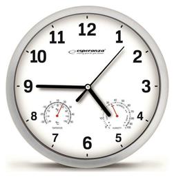 Esperanza Lyon Ρολόι Τοίχου Πλαστικό Ø25cm