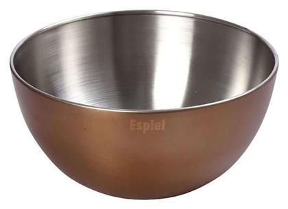 Espiel Μπωλ Σερβιρίσματος Inox Ασημί με Διάμετρο 24εκ.