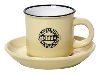 Espiel Coffee Φλιτζάνι Cappuccino από Πορσελάνη Κίτρινο 300ml