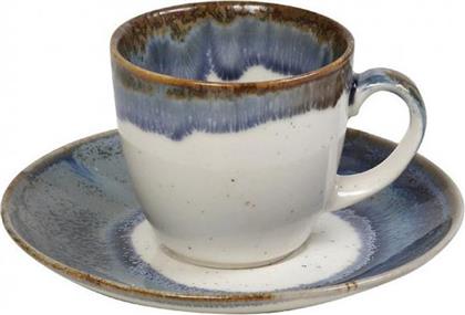 Espiel Essentials Σετ Φλιτζάνια Espresso Κεραμικά Μπλε 90ml 6τμχ