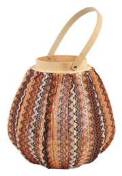 Espiel Φαναράκι Ξύλινο Επιτραπέζιο Πορτοκαλί 33x33x31εκ.