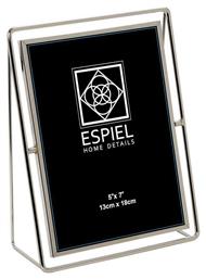 Espiel Κορνίζα Μεταλλική 15x20cm με Ασημί Πλαίσιο