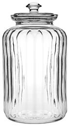 Espiel Viva Βάζο Γενικής Χρήσης με Καπάκι Γυάλινο Διάφανο 2500ml