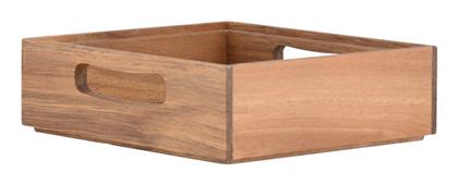 Estia Allure Ξύλινος Δίσκος Σερβιρίσματος με Λαβές 20x17.5cm